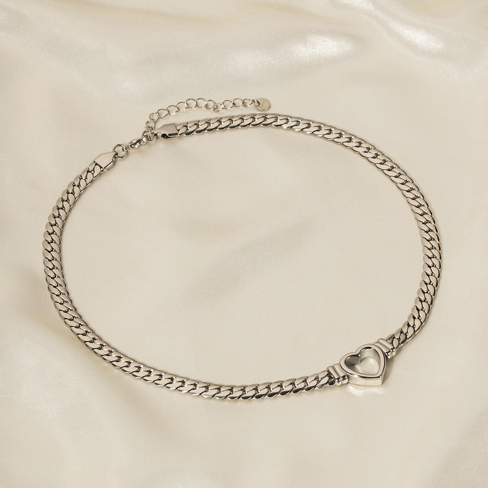 Heart Link Chain Necklace