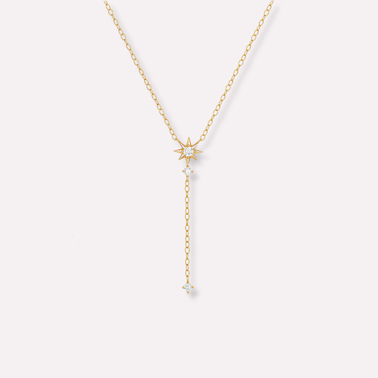 Sparkling Star Lariat Necklace