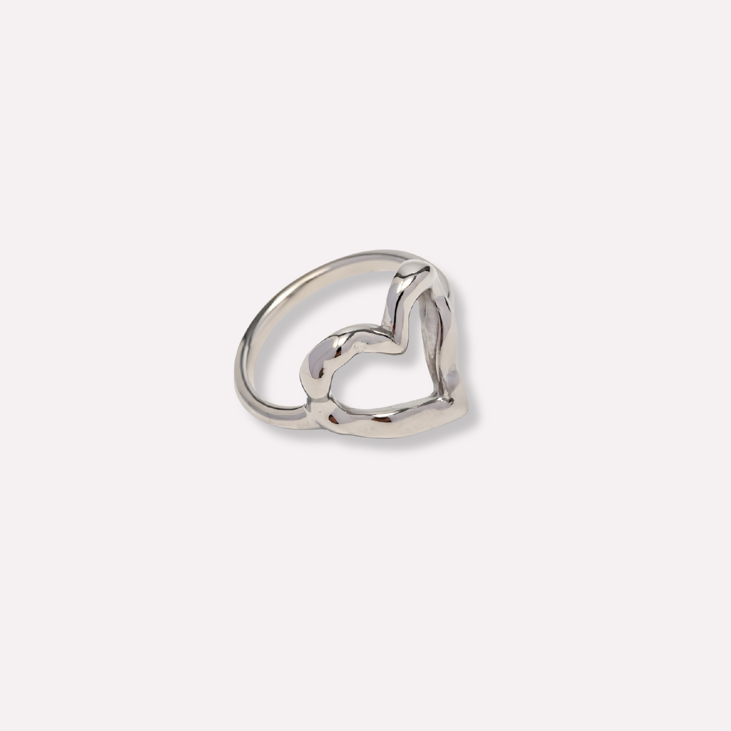Fluid Heart Ring