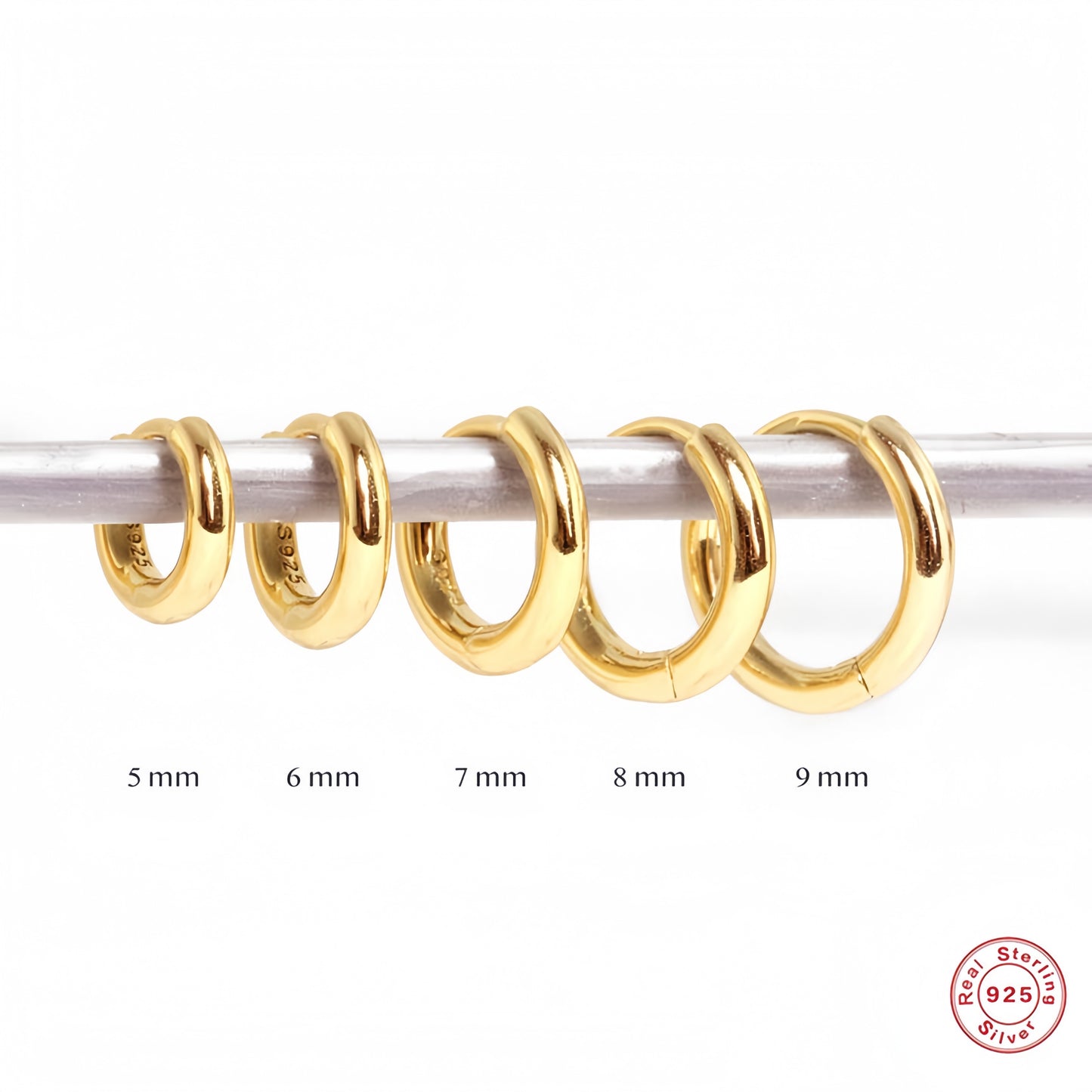 Tube Huggie Hoops