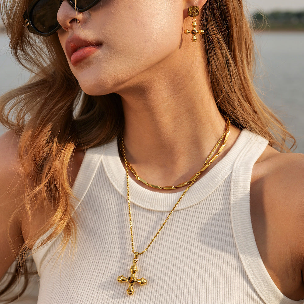 Vintage Celtic Cross Necklace