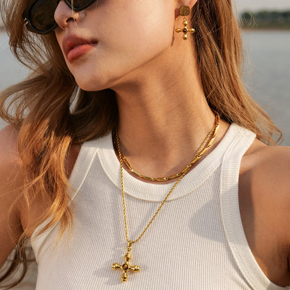 Vintage Celtic Cross Necklace