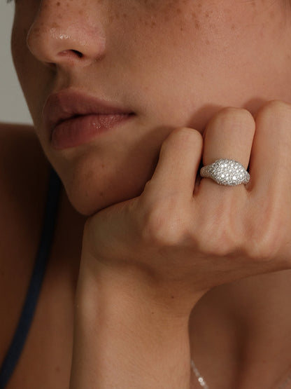 Pavé Moisanite Cocktail Ring