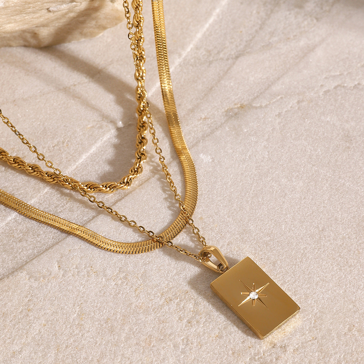 Starburst Layered Necklace