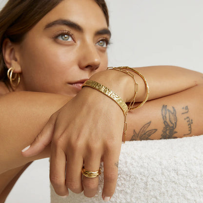 Textured Cuff Bracelet