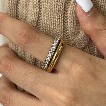 Pavé Sonny Stacked Ring