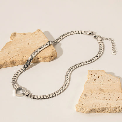 Heart Link Chain Necklace