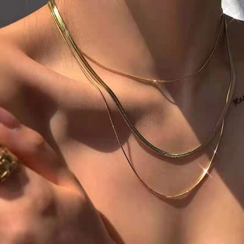 Layered Link Chain Necklace