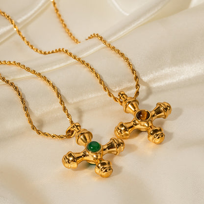 Vintage Celtic Cross Necklace