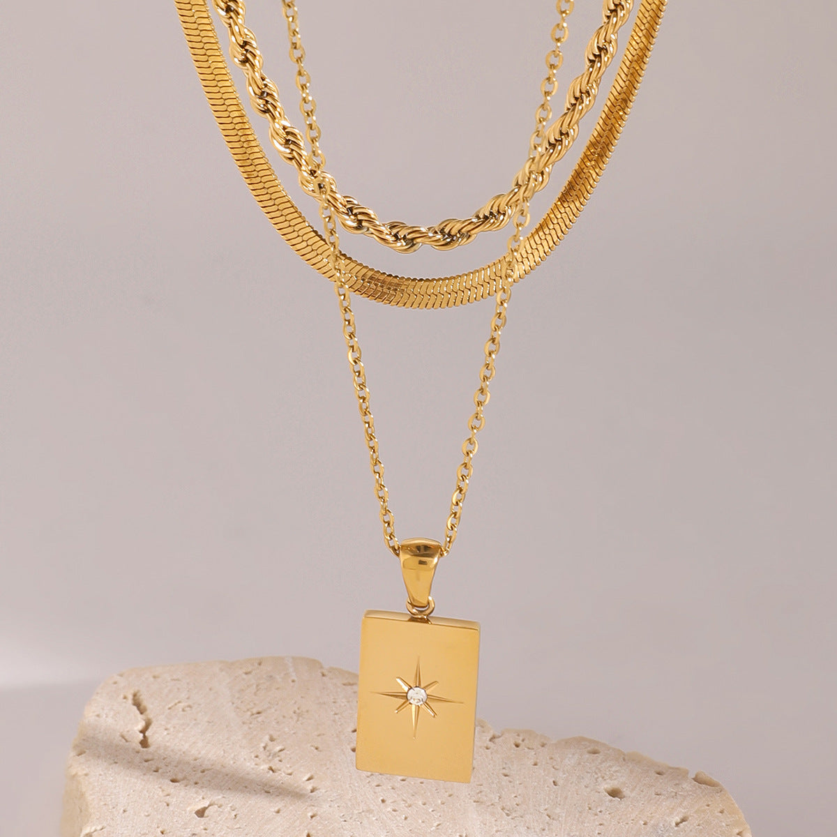 Starburst Layered Necklace