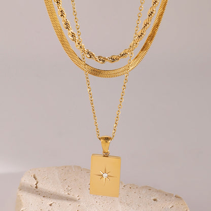 Starburst Layered Necklace