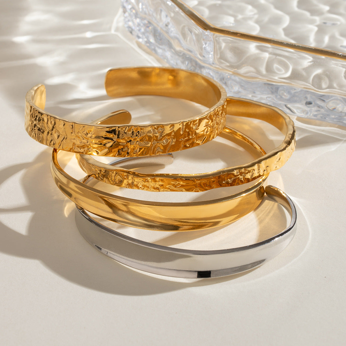 Textured Cuff Bracelet