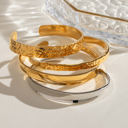 Textured Cuff Bracelet