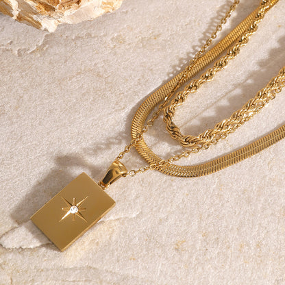 Starburst Layered Necklace