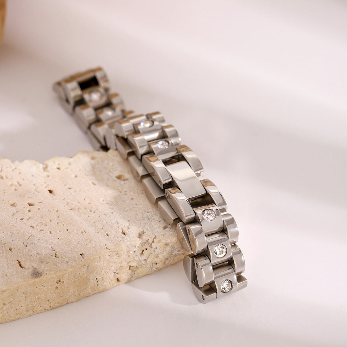 Watch-Inspired Link Bracelet