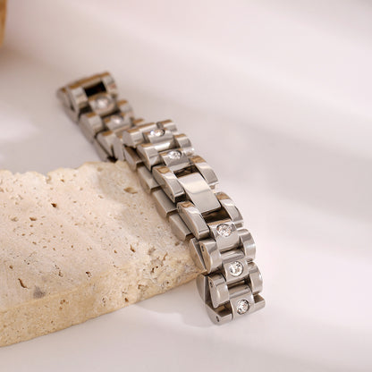 Watch-Inspired Link Bracelet