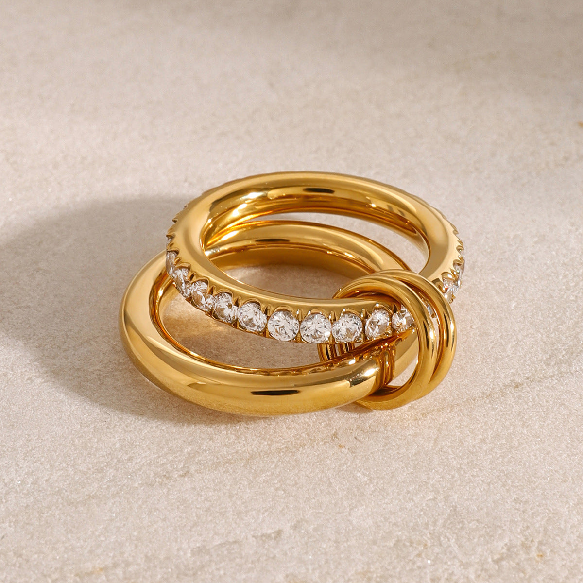 Pavé Sonny Stacked Ring