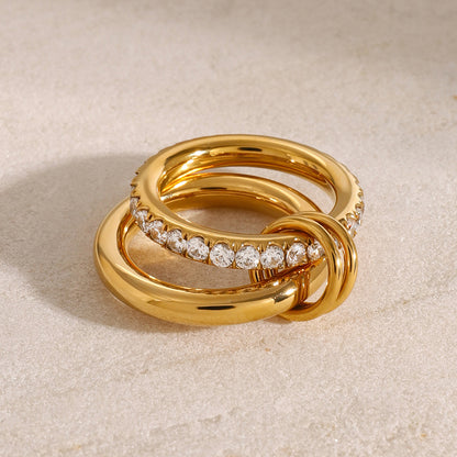 Pavé Sonny Stacked Ring