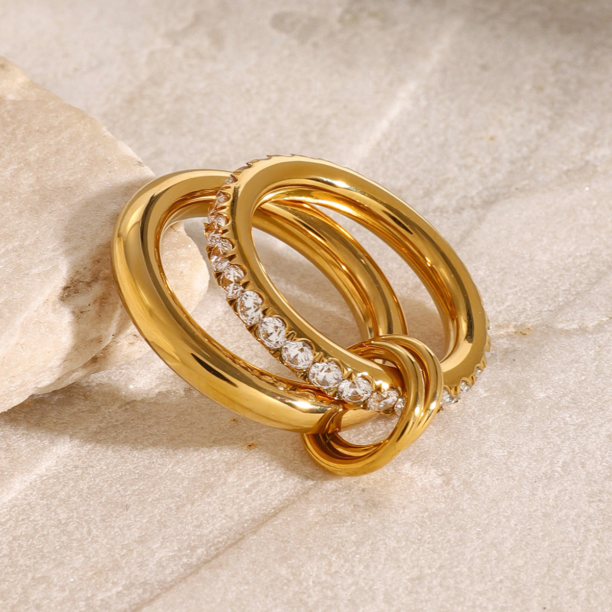 Pavé Sonny Stacked Ring