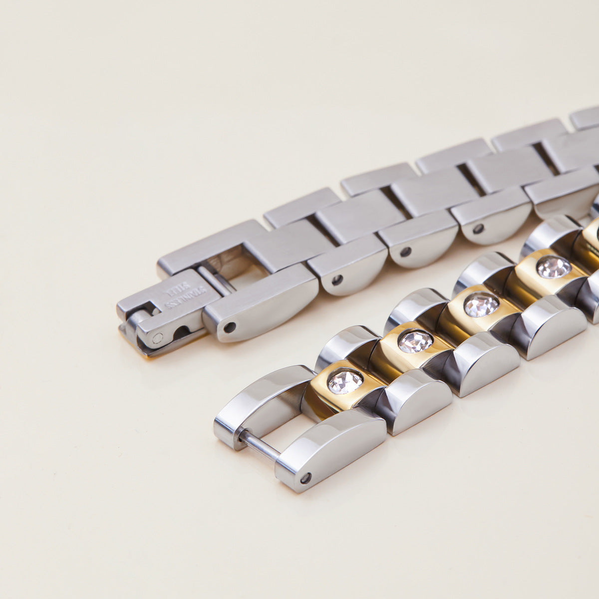 Watch-Inspired Link Bracelet