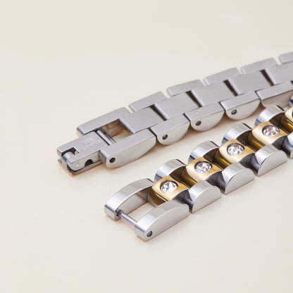 Watch-Inspired Link Bracelet