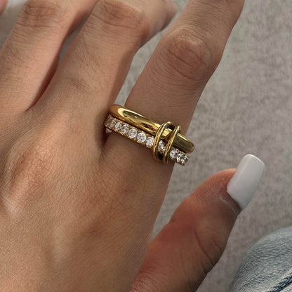 Pavé Sonny Stacked Ring
