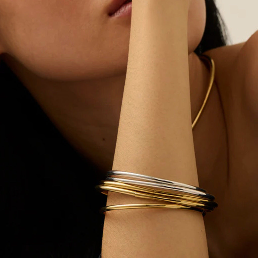 Minimalist Stackable Bangles