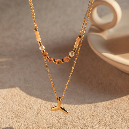 Mermaid Tail Layered Necklace