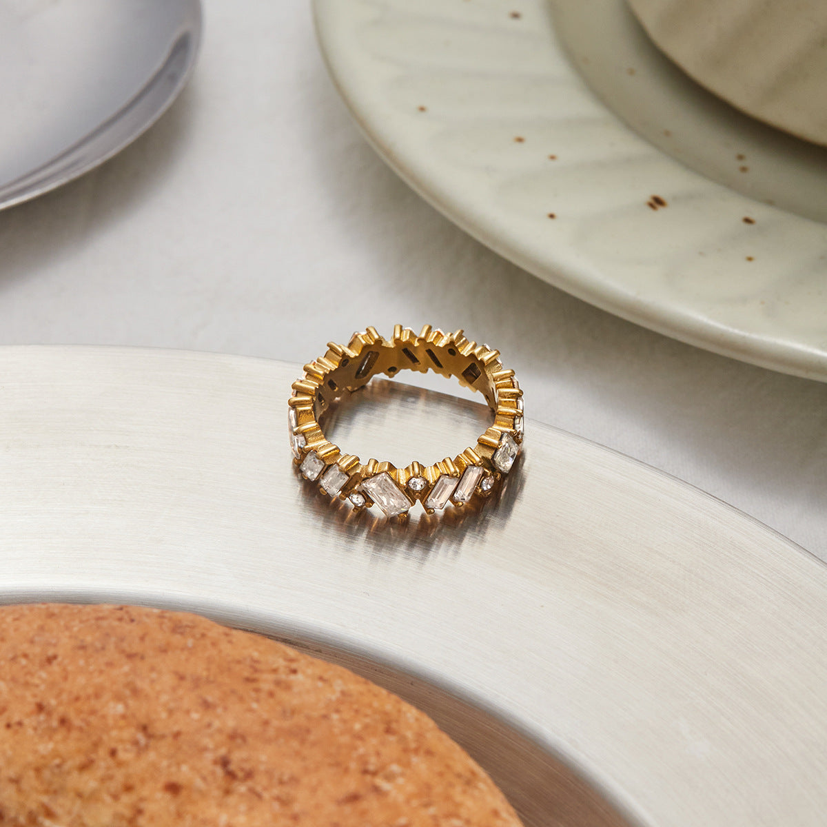 Unique Pavé Ring