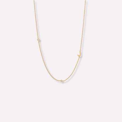 Letter Gemstone Choker