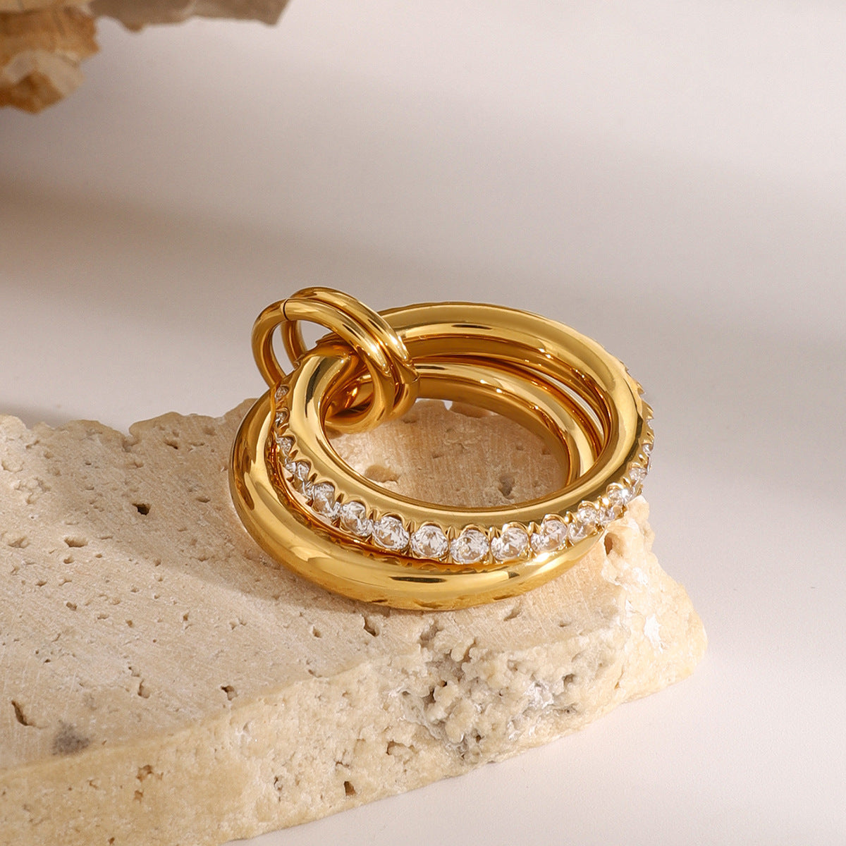 Pavé Sonny Stacked Ring