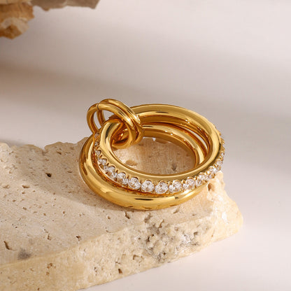 Pavé Sonny Stacked Ring