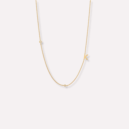 Letter Gemstone Choker
