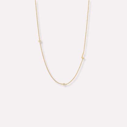 Letter Gemstone Choker