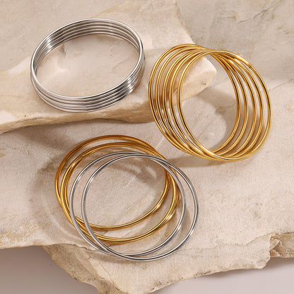 Minimalist Stackable Bangles