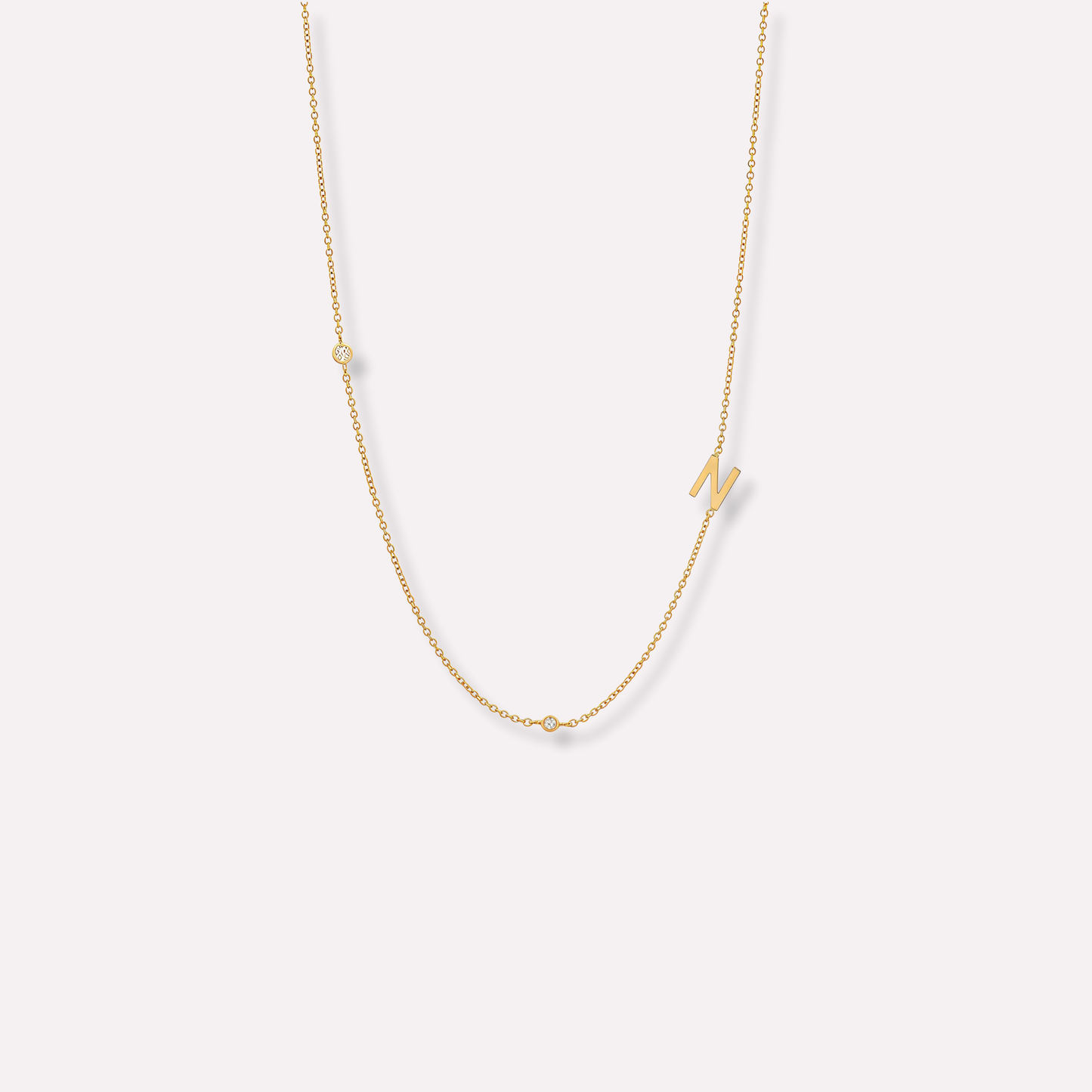 Letter Gemstone Choker