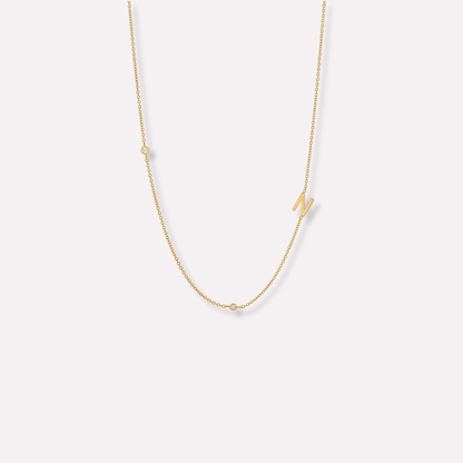Letter Gemstone Choker