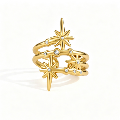 Starburst Open Ring