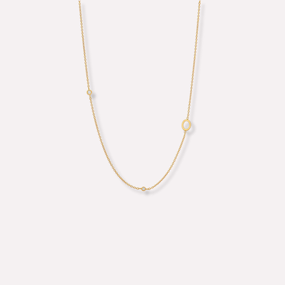 Letter Gemstone Choker