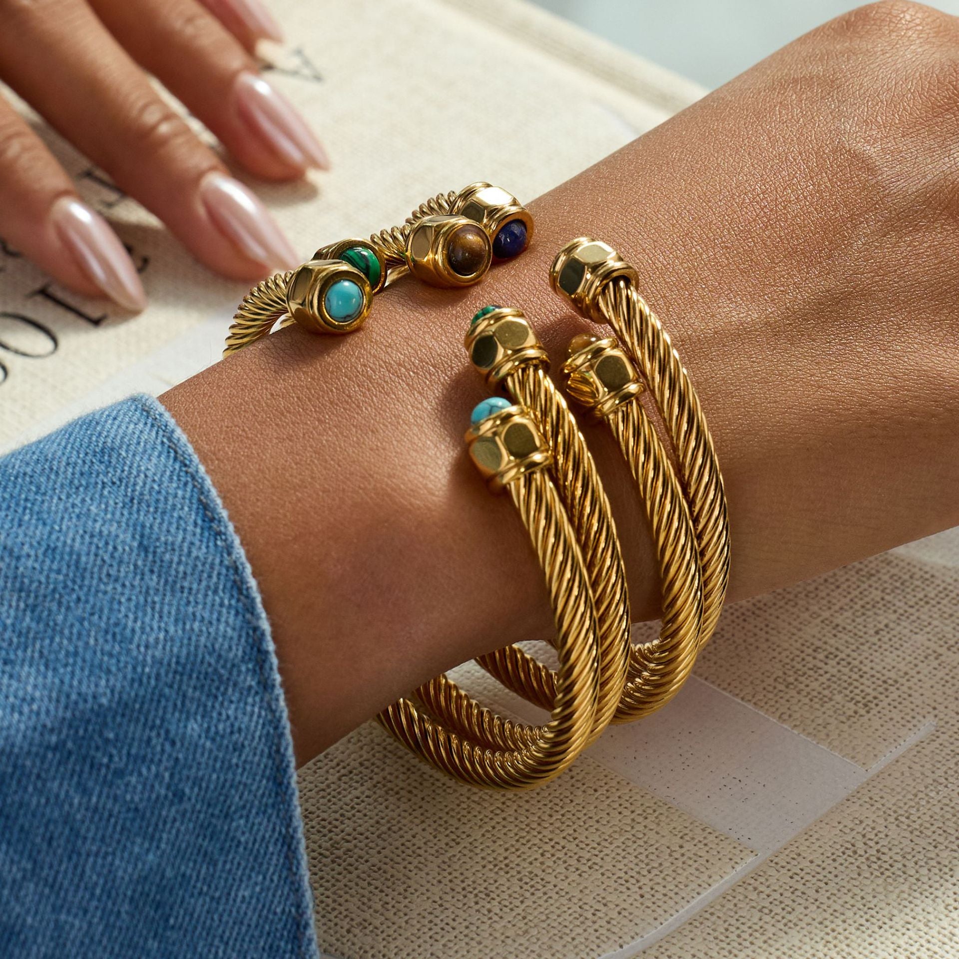 Twist Open Cuff Bracelet