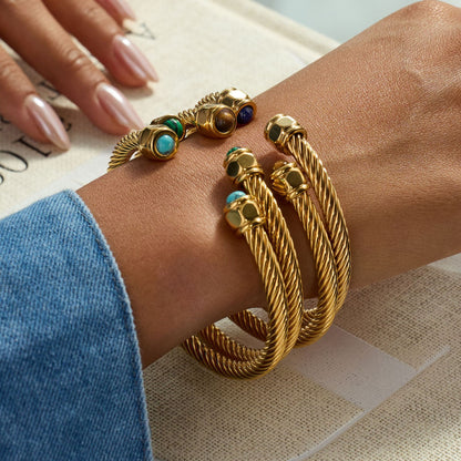 Twist Open Cuff Bracelet