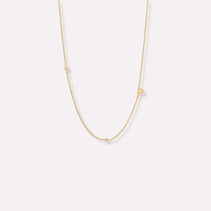 Letter Gemstone Choker