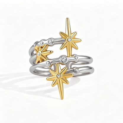 Starburst Open Ring