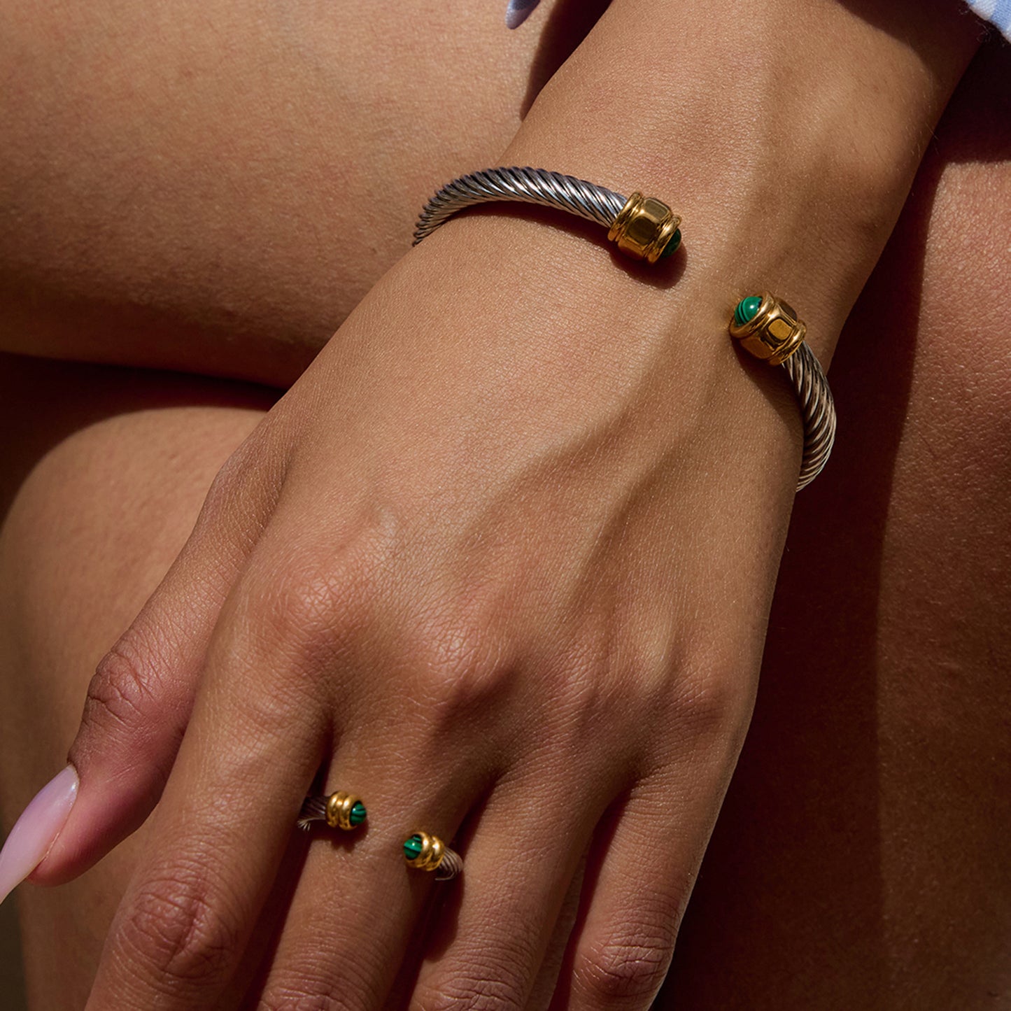 Twist Open Cuff Bracelet