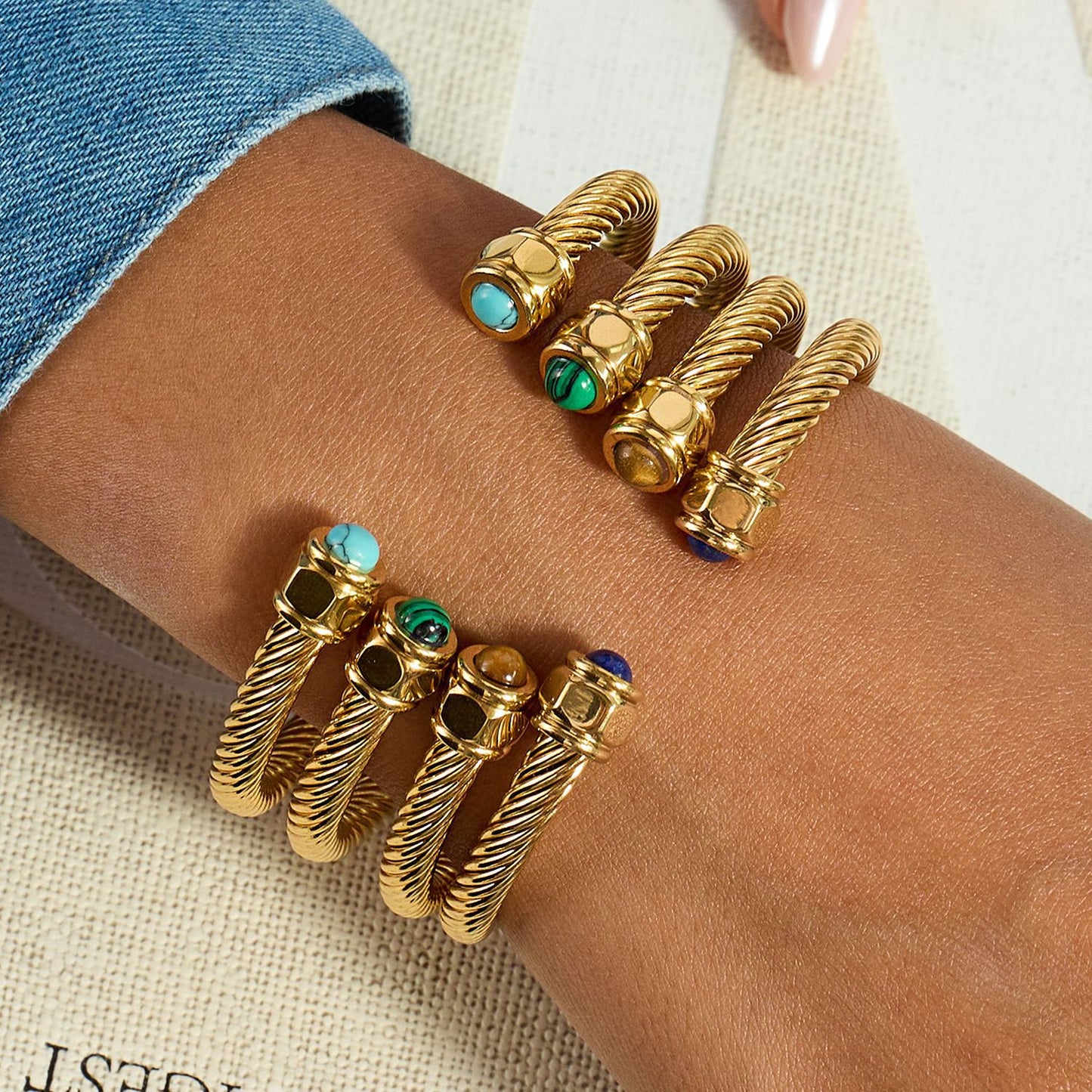 Twist Open Cuff Bracelet