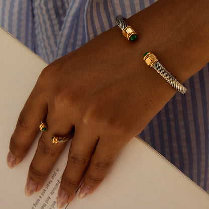 Twist Open Cuff Bracelet