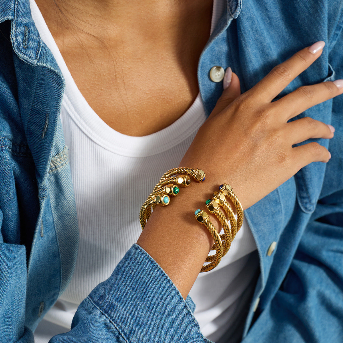 Twist Open Cuff Bracelet