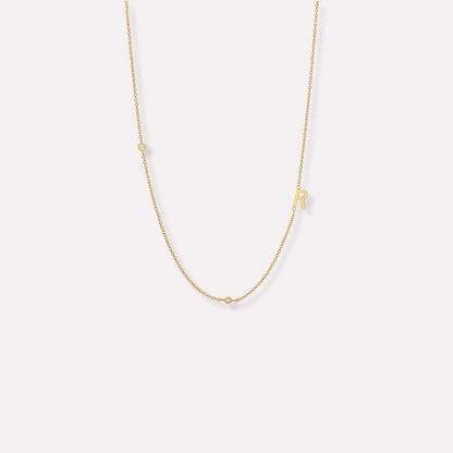 Letter Gemstone Choker