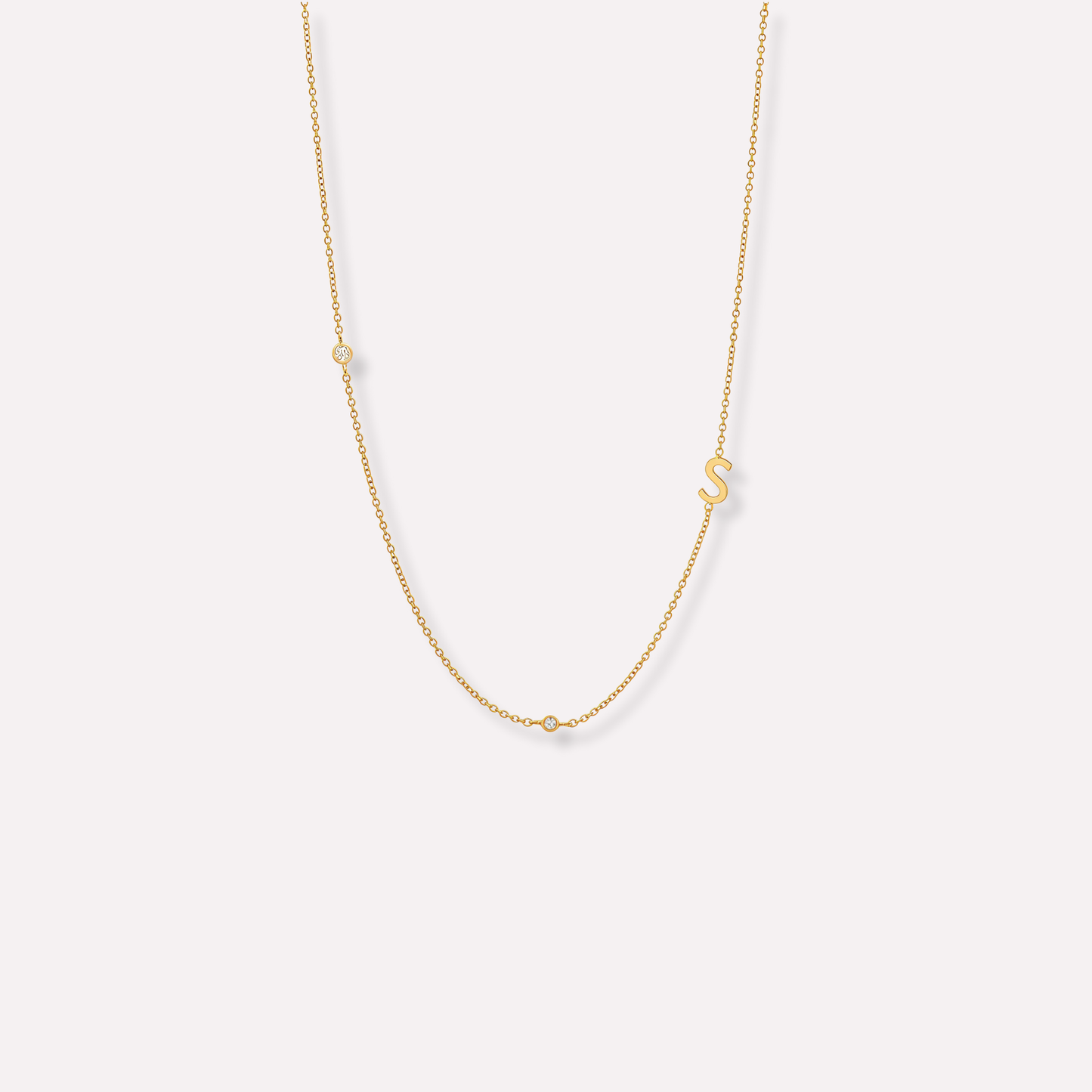 Letter Gemstone Choker