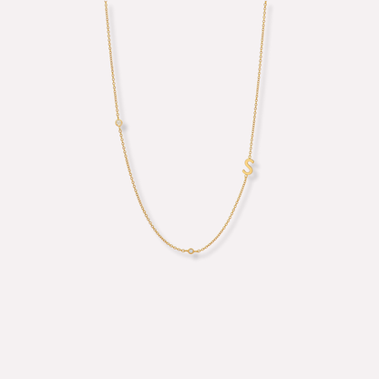 Letter Gemstone Choker